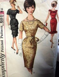 4650 SIMPLICITY 1960S SLIM DRESS SLVS/FRINGE OR NOT BARBIETTE PATTERN 16